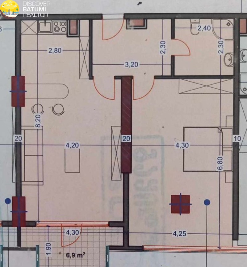 Apartment for sale on Tbel Abuseridze Street