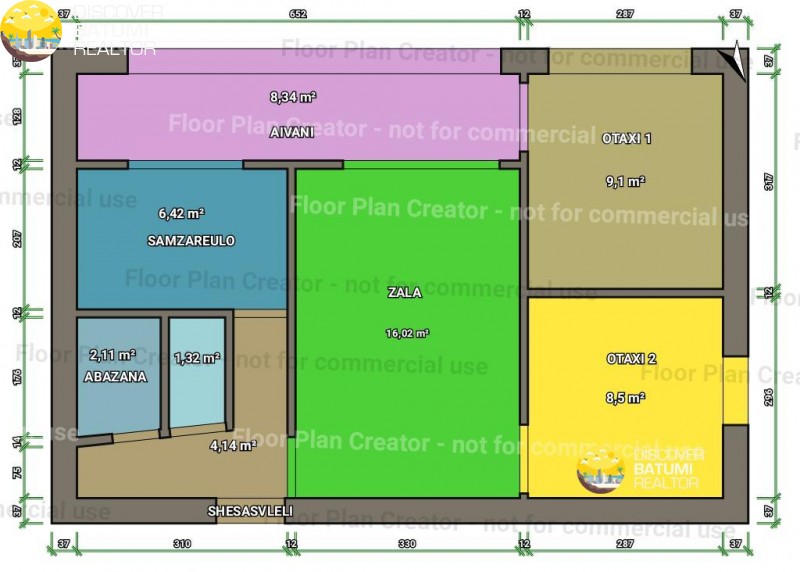 flat for sale on Javakhishvili street