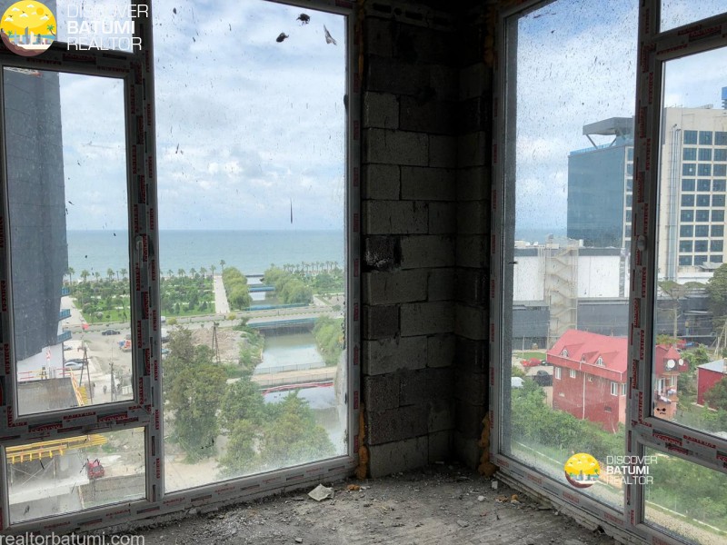 Продажа квартиры, зеленый каркас на улице Лорткипанидзе